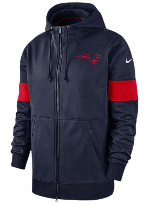 New England Patriots Nike Dri-Fit Zipper Hoodie