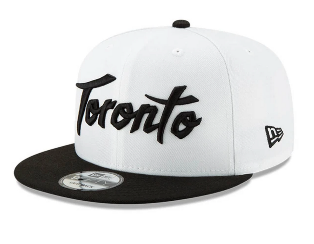 Toronto Raptors new Era City Series 19 Holiday 9fifty White/black Hat Snapback