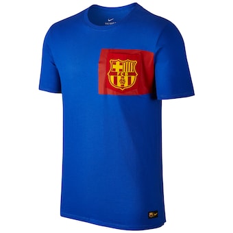 Nike Barcelona Red Logo Crest T-Shirt