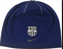 Load image into Gallery viewer, Nike FC Barcelona Soccer Beanie Official Cap- Size OSFA Color-Blue
