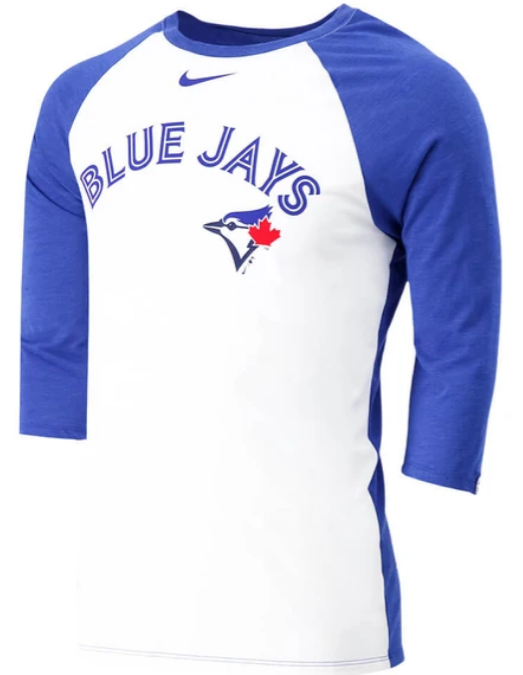 Nike Men's Toronto Blue Jays Triblend  Raglan T-Shirt