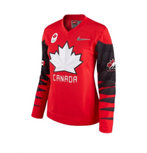Load image into Gallery viewer, Nike Women&#39;s Team Canada Olympic Fan Jersey Red
