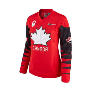 Nike Women's Team Canada Olympic Fan Jersey Red
