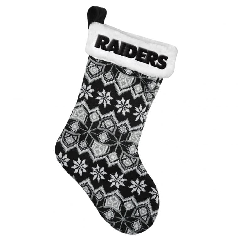 Oakland Raiders 2015 Knit Christmas Stocking
