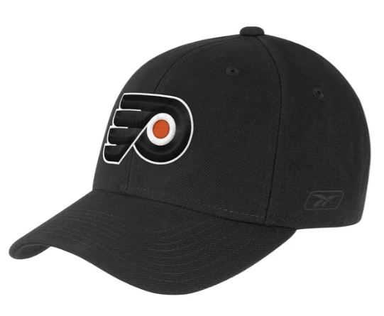 Philadephia Flyers NHL Solid Black 683 Baseball Hat
