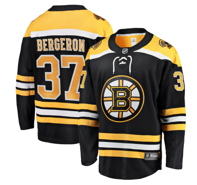 Patrice Bergeron Boston Bruins Fanatics Branded Breakaway Player Jersey - Black