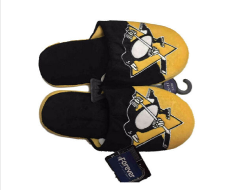 NHL PITTSBURGH PENGUINS Hockey Split Color Slide Slippers Pro