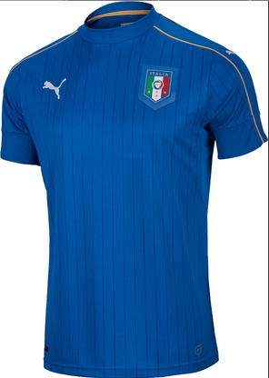 Youth Puma Italy 2016 Blue Soccer Jersey