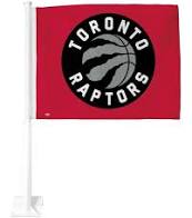 Toronto Raptors Car Flag