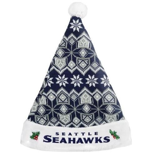 Seattle Seahawks Christmas Holiday Hat