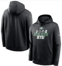 Load image into Gallery viewer, New York Jets Nike Black Fan Gear Local Club Pullover Hoodie

