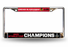 Load image into Gallery viewer, NHL Chrome Plated Team Lisence Plate Frame
