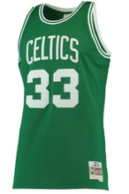 Load image into Gallery viewer, Men&#39;s Mitchell &amp; Ness Larry Bird Boston Celtics Green NBA Hardwood Classics Swingman Jersey

