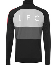 Load image into Gallery viewer, Men&#39;s Nike Liverpool Full-Zip Anthem Black &amp; Grey Track Soccer Jacket
