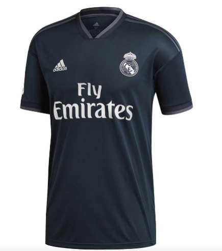 Men's Adidas Real Madrid 2018-2019 Black Soccer Jersey