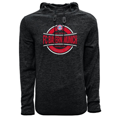 Men's Bayern Munich Grey Pullover Soccer Hoodie