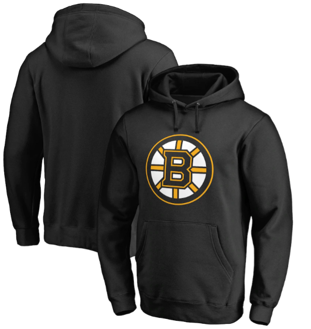 Boston Bruins Reebok Primary Logo Blck Pullover Hoodie