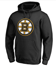 Load image into Gallery viewer, Boston Bruins Reebok Primary Logo Blck Pullover Hoodie
