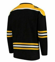Load image into Gallery viewer, BOSTON BRUINS FANATICS NHL BREAKAWAY  BLACK LACE UP SWEATER
