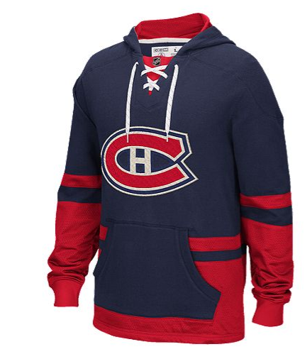 Montreal Canadiens CCM Laced  Pull Over Hoodie