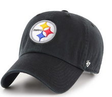 Load image into Gallery viewer, Pittsburgh Steelers Adjustable Black 47 Brand Hat
