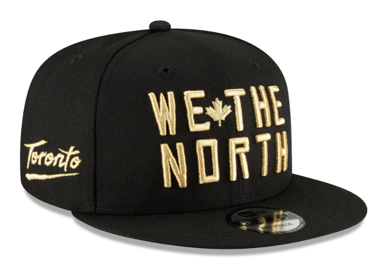 Men's New Era Black Toronto Raptors 2020/21 City Edition - Alternate 9FIFTY Snapback Adjustable Hat
