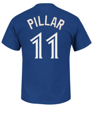 Load image into Gallery viewer, Toronto Blue Jays Kevin Pillar MLB Player Name &amp; Number T-Shirt - Majestic
