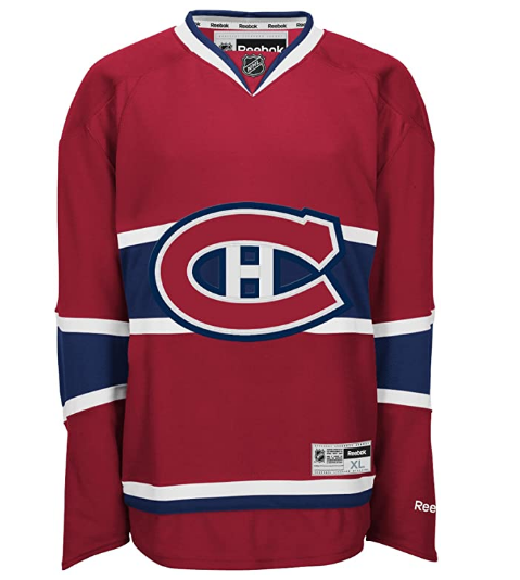 Reebok Replica Montreal Canadiens Premier Home Hockey Jersey