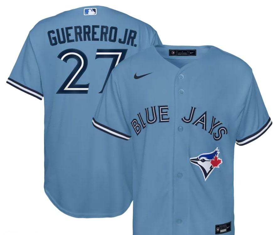 Toronto Blue Jays Vladimir Guerrero Jr. Nike Powder Blue Alternate Replica Player Jersey