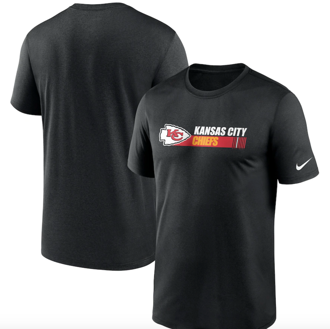 Kansas City Chiefs Nike Fan Gear Team Conference Legend Performance T-Shirt - Black