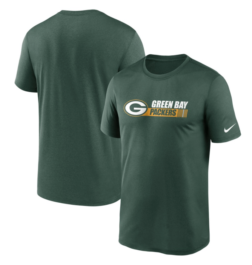 Green Bay Packers Nike Fan Gear Team Conference Legend Performance T-Shirt - Green