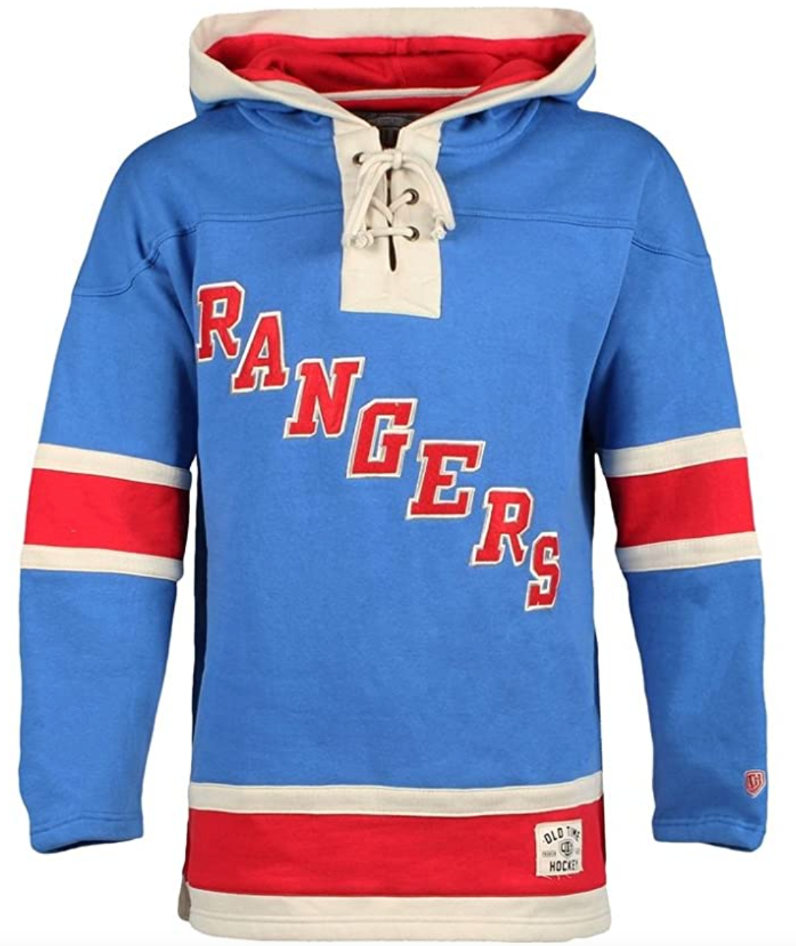 NHL OLD TIME HOCKEY NEW YORK RANGERS SR LACER NHL HOCKEY HOODIE