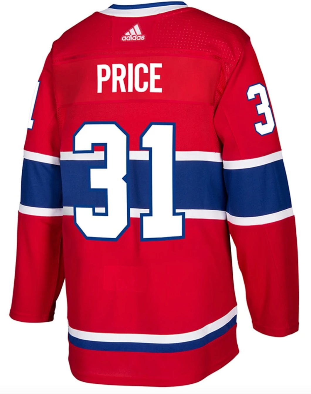 Men's Adidas Montreal Canadiens Carey Price Red NHL Jersey