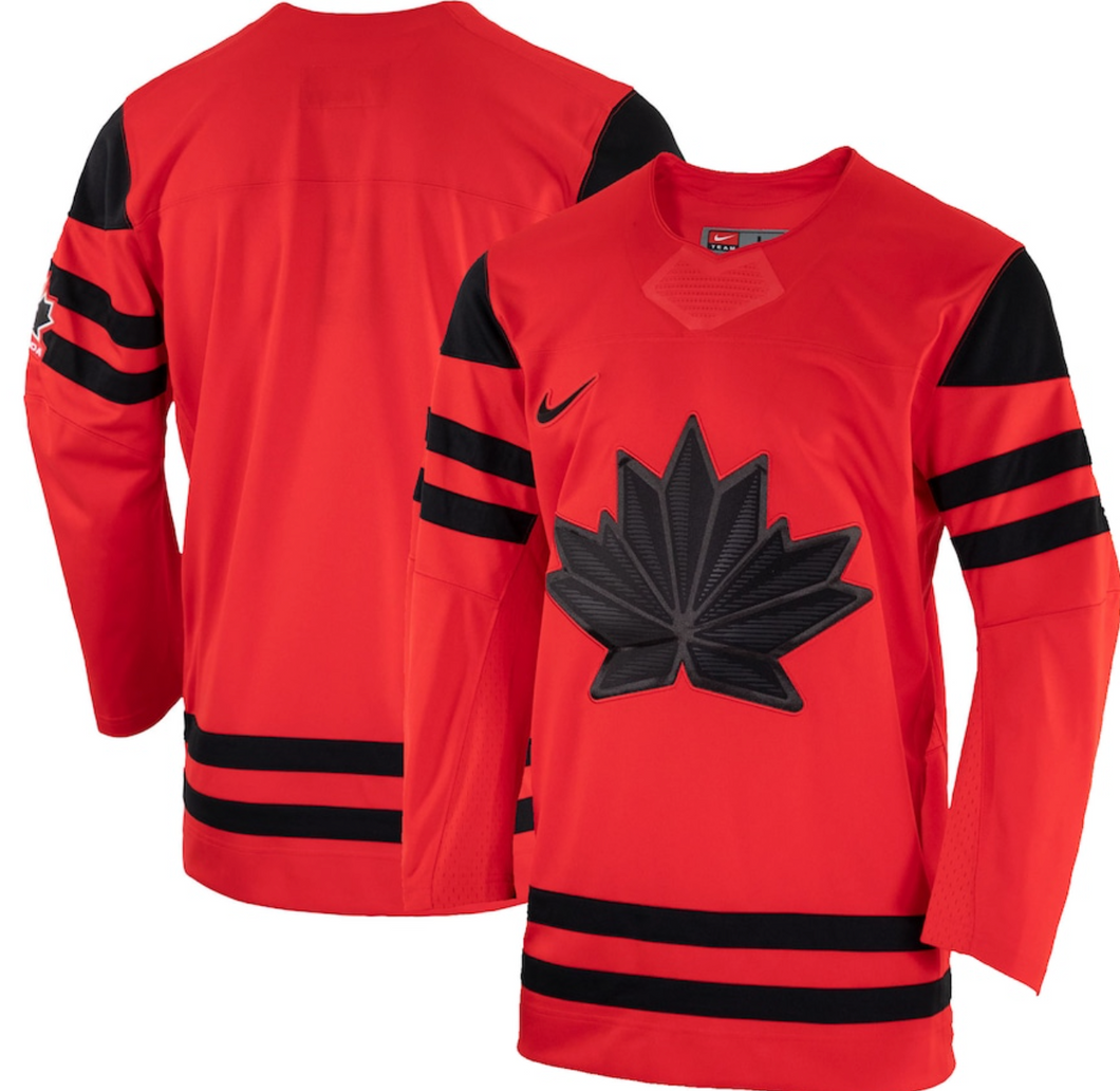Youth Nike Team Canada Hockey 2022 Olympic Red NHL Jersey