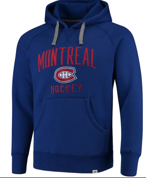 Fanatics Branded Montreal Canadiens Blue Indestructible Pullover Hoodie