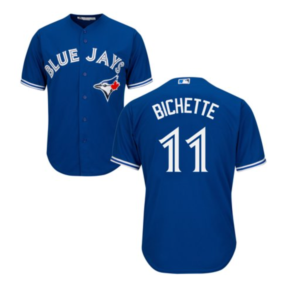 Men's Bichette Toronto Blue Jays Away Majestic jersey