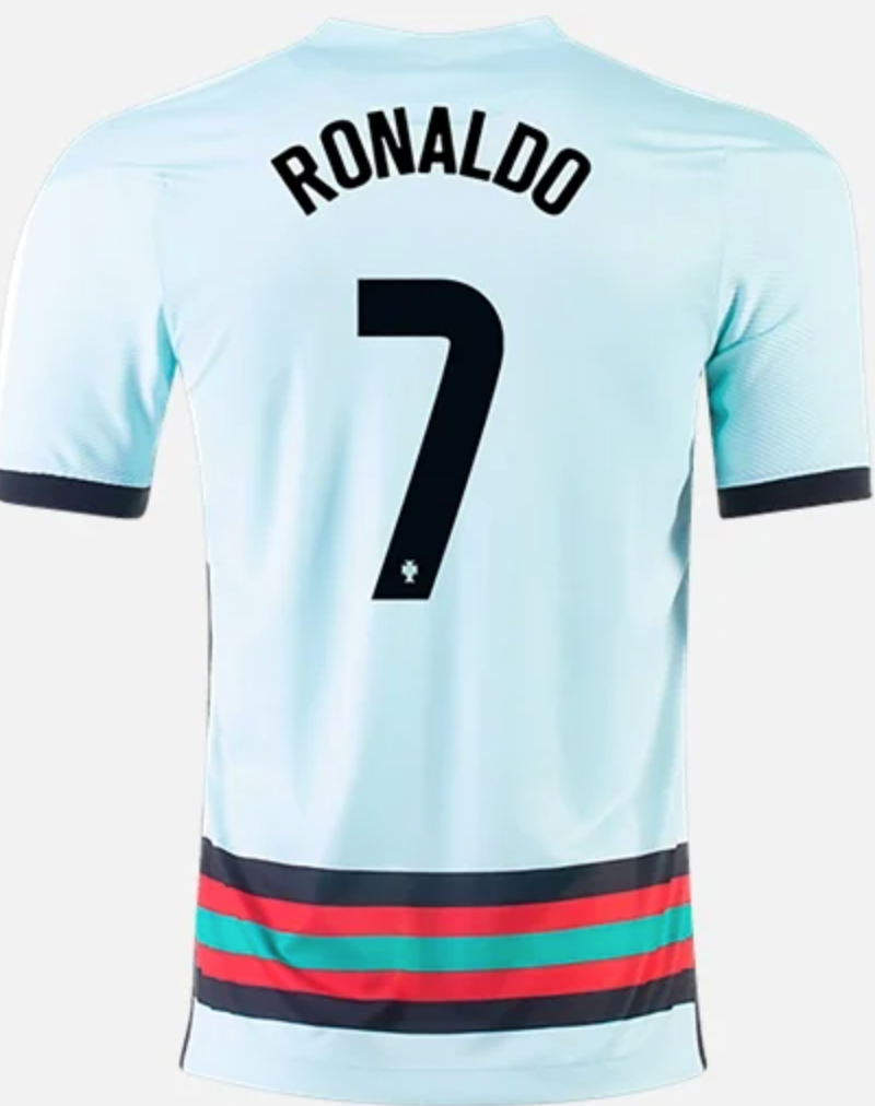 cristiano ronaldo white portugal jersey