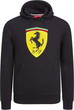 Load image into Gallery viewer, Scuderia Ferrari Men&#39;s Logo Hoodie Black
