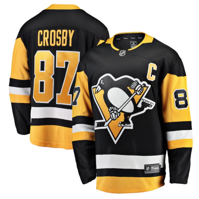 Sidney Crosby Pittsburgh Penguins Fanatics Branded Breakaway Player Jersey - Black