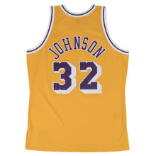 Load image into Gallery viewer, Mitchell &amp; Ness Magic Johnson Los Angeles Lakers Home 1984-85 NBA Swingman Jersey
