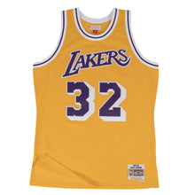Load image into Gallery viewer, Mitchell &amp; Ness Magic Johnson Los Angeles Lakers Home 1984-85 NBA Swingman Jersey
