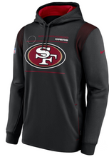 Load image into Gallery viewer, Men&#39;s Nike Black San Francisco 49ers Sideline Performance Pullover - Hoodie
