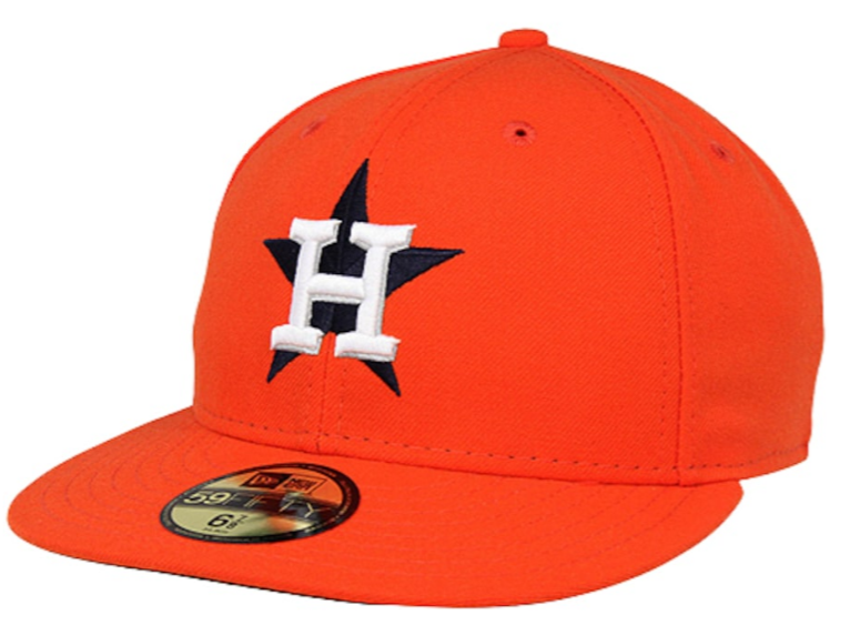 Men's Houston Astros New Era Alt Authentic Collection On-Field Performance 59FIFTY Fitted Hat - Orange