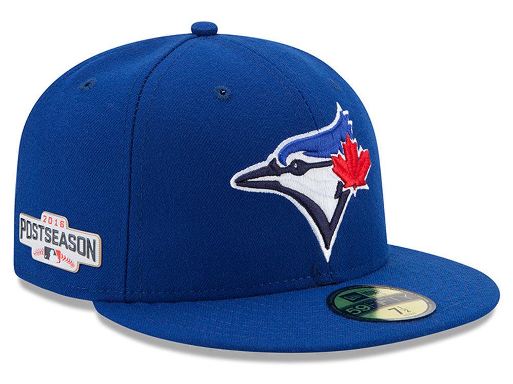 Toronto Blue Jays New Era 2016 Post Season Authentic Collection Patch Fitted Hat