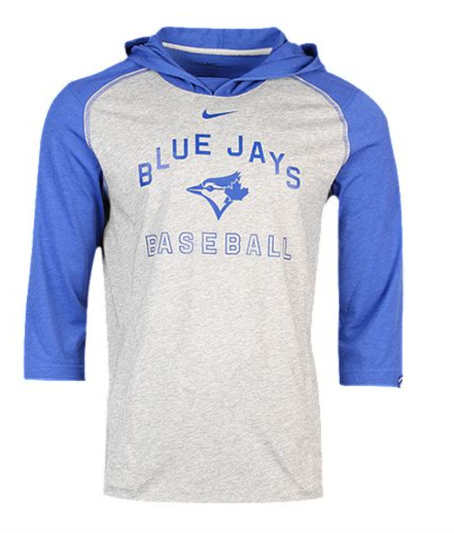 Toronto Blue Jays Nike Dri-Fit Flux 3/4 Sleeve Hoodie