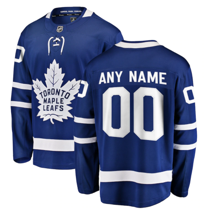 Toronto Maple Leafs Fanatics Branded Home Breakaway Jersey - Blue