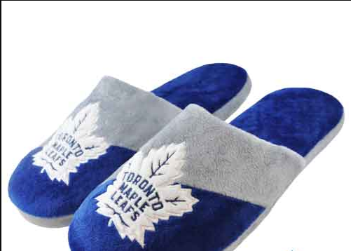 Toronto Maple Leafs NHL Colour Block Slider Slippers
