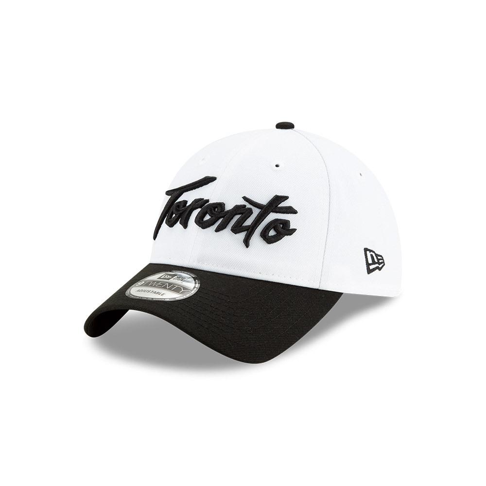 Toronto Raptors New Era  9Twenty Holiday Edition CS19 Adjustable White/Black Hat