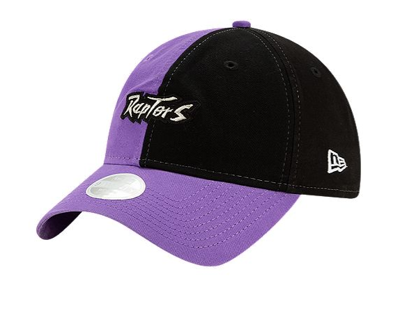 Toronto Raptors New Era Women's Hardwood Classics Split 9TWENTY Cap
