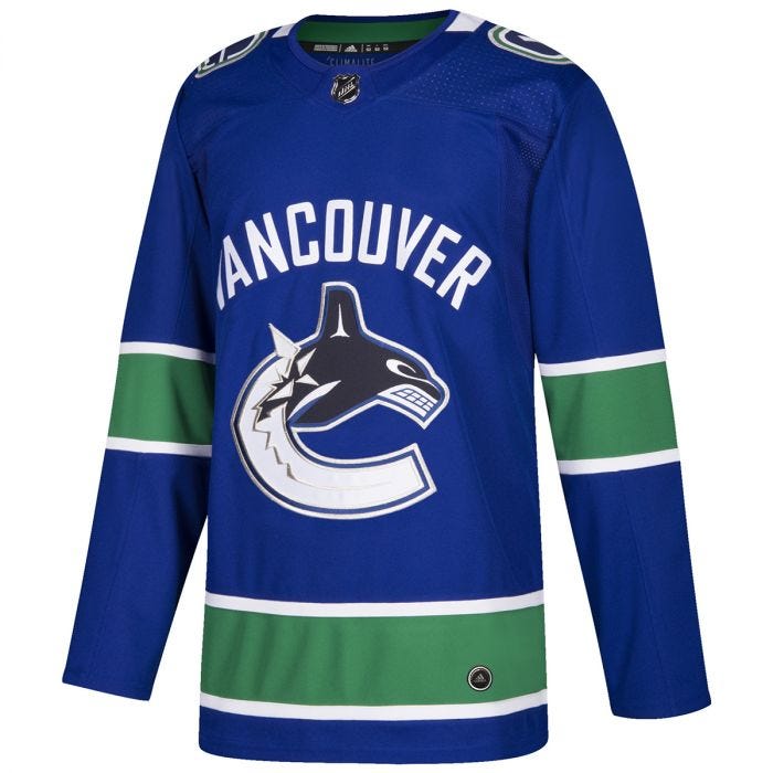 Vancouver Canucks Adidas Authentic NHL Jersey